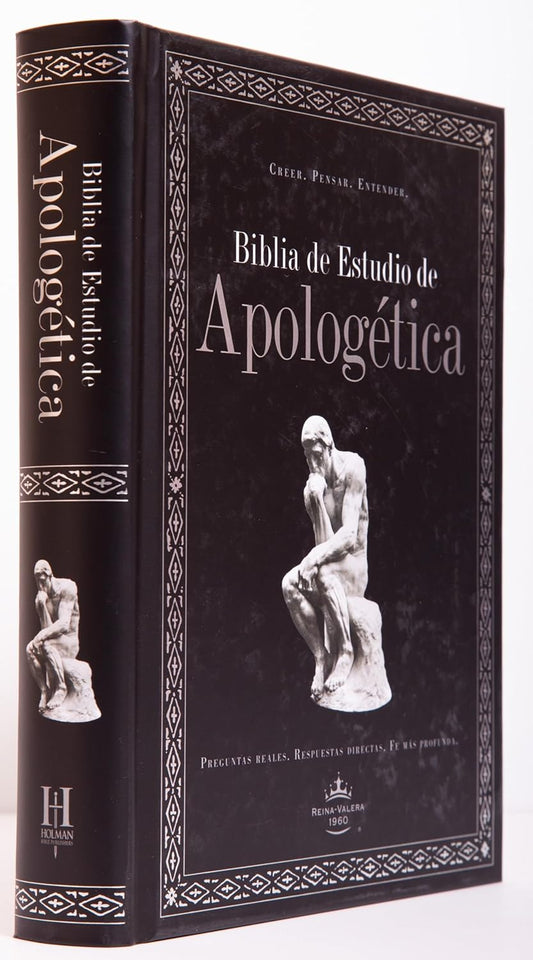 Biblia RVR 1960 De Estudio De Apologética, Negro, Tapa Dura | RVR 1960 Apologetics Study Bible, Black, Hardcover (Spanish Edition)