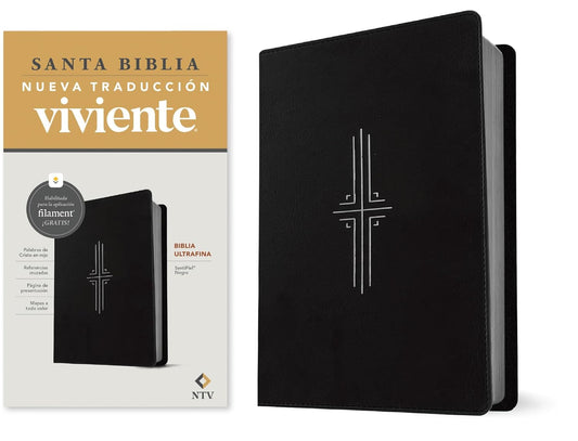 Biblia Ultrafina NTV, Con Filament (Sentipiel, Negro, Letra Roja) (Spanish Edition)